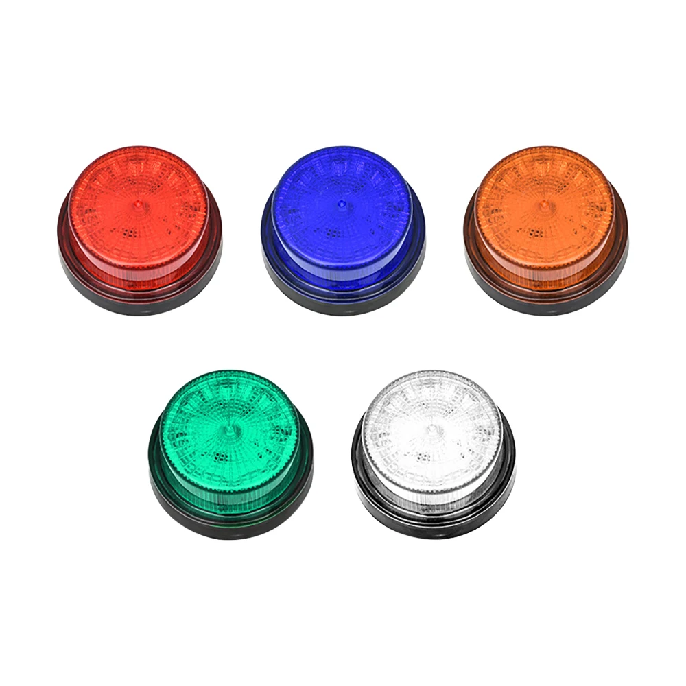 12V-24V Universal Truck LED Strobe Light High-Brightness Rotating Beacon Flashing Lamp Car Warning Lamp Car Safety Lights