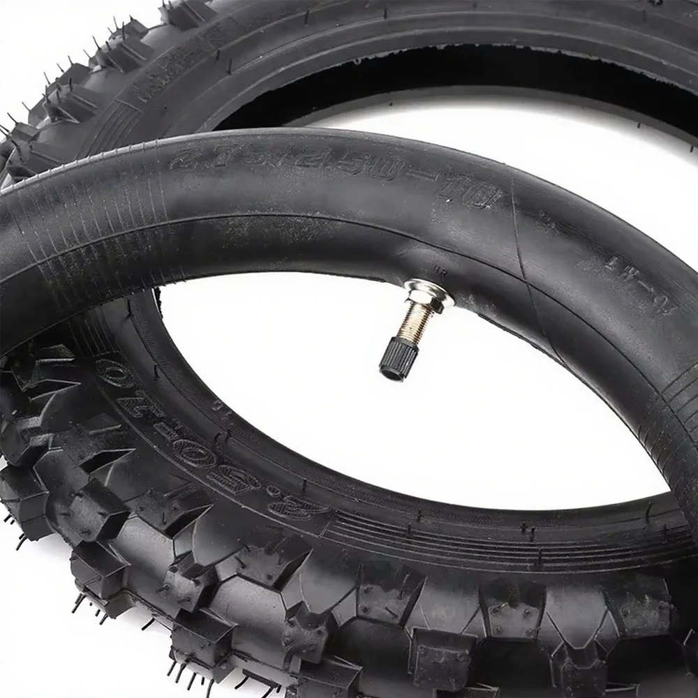 2.50-10 2.50x10 إطار سكوتر للدراجة النارية وأنبوب داخلي 2.50 * 10 مناسب لهوندا CRF50 XR50 ياماها PW50