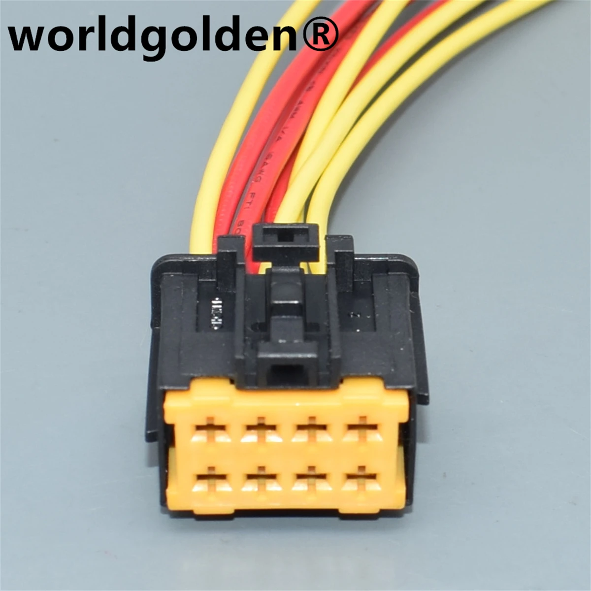 worldgolden 8 Hole 98906-1011 Auto Connector Car Anti-theft Window Lifter Cable Socket With Terminal For Peugeot Citroen