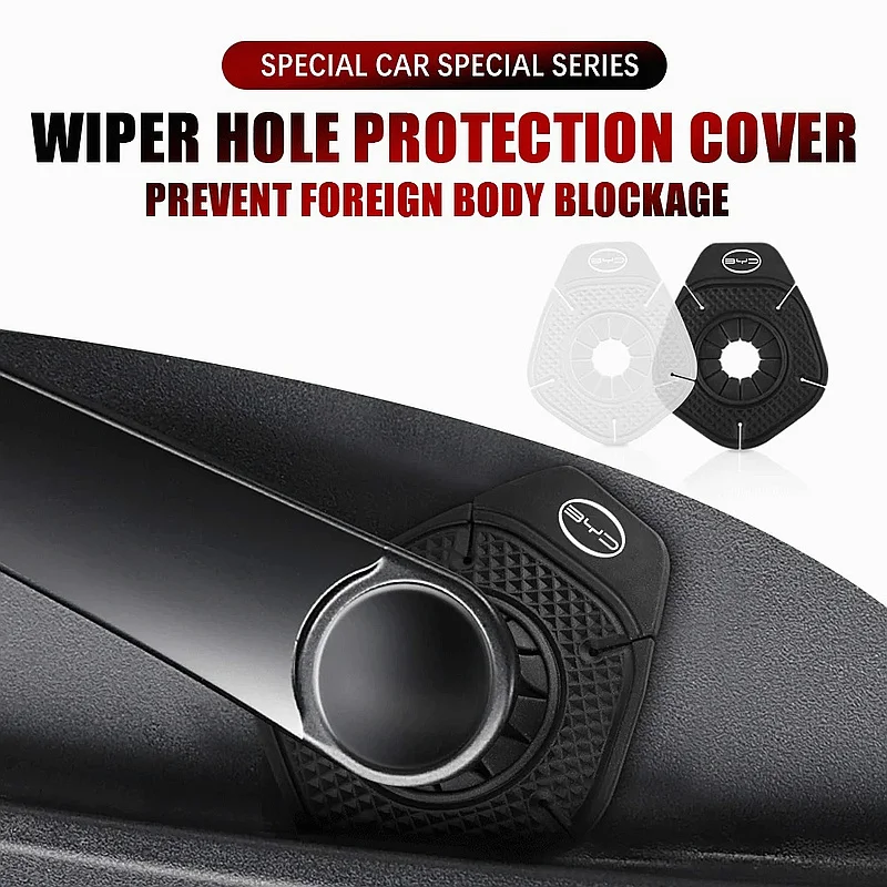 Car Wiper Base Dust Protection Cover For BYD Atto 3 Seal Dolphin Han Tang Song Yuan, Windshield Wiper Protective Sleeve Accessor