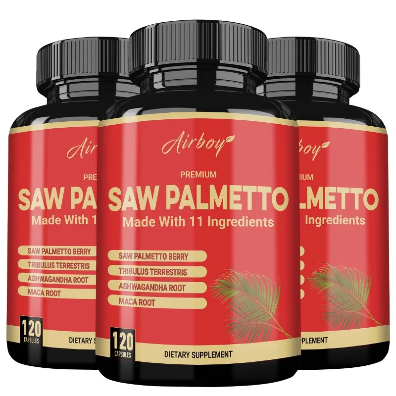 

Saw Palmetto Prostate Support Supplement - Supports Prostate Health, Urinary Tract and Urinary Health, Reduces Urinary Frequency