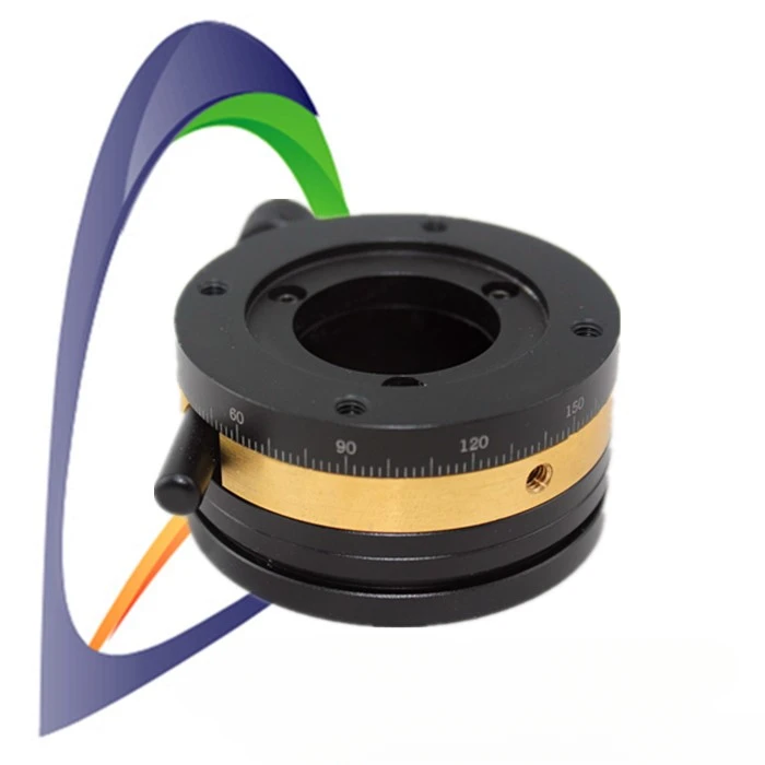 NT01RM56 précision, table rotative manuelle, table de déplacement angulaire