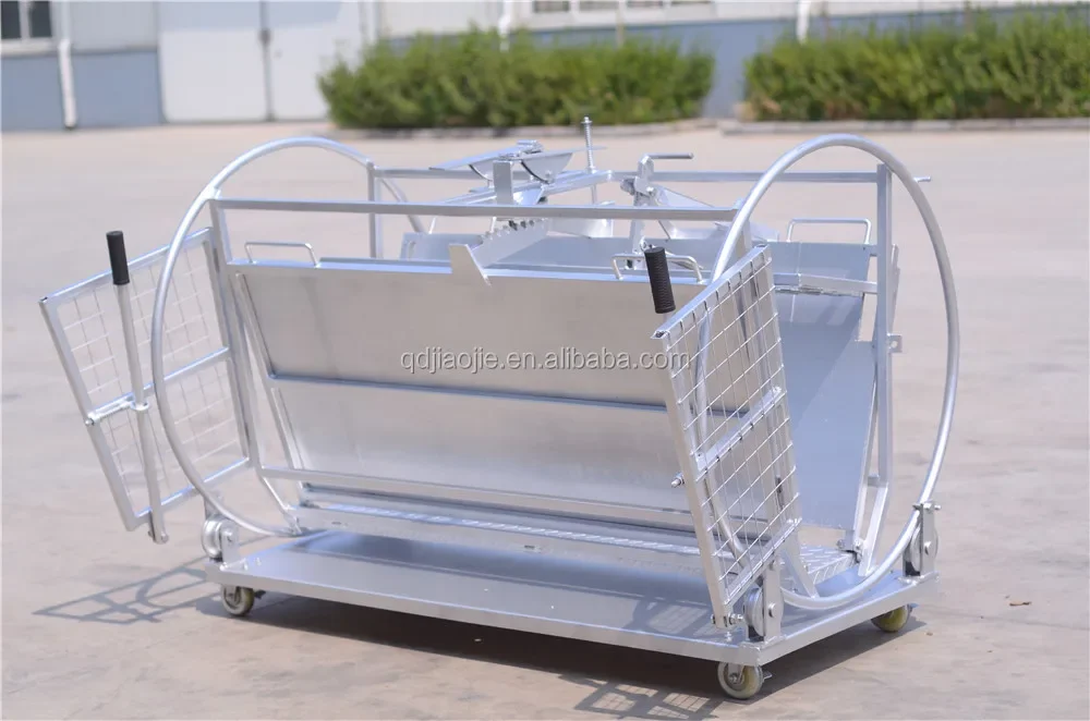 

Veterinary Equipment Animal Goat Chute Crush Mobile Goat Hoof Trimming Chute For Sale