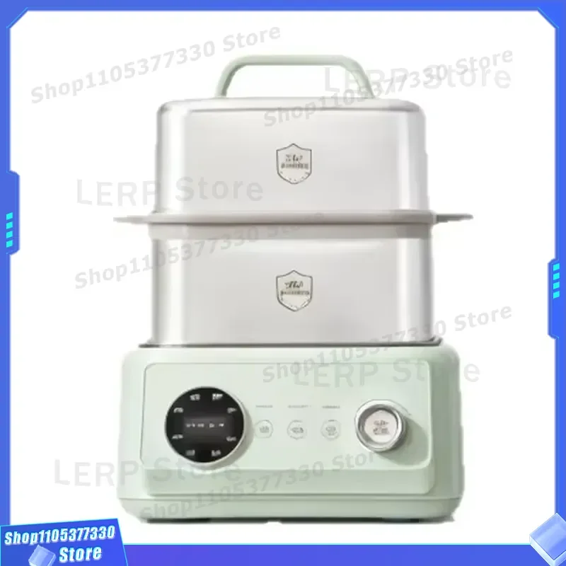 1200W Electric Food Steamer 3 Tier Stainless Steel Kitchen Appliance for Corn Vegetables Healthy Cooking Device Affordable