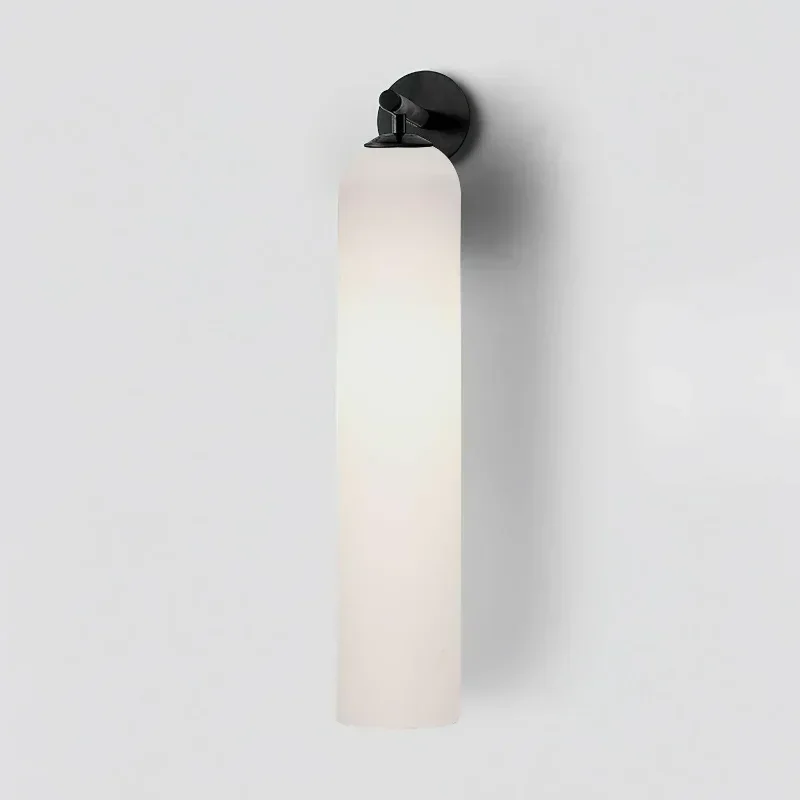 

Modern Smoke Gray Glass Led Wall Lamp for Art Bedroom Bedroom Bedside Lamp Designer Long Strip Home Decor Lusters Luminaires