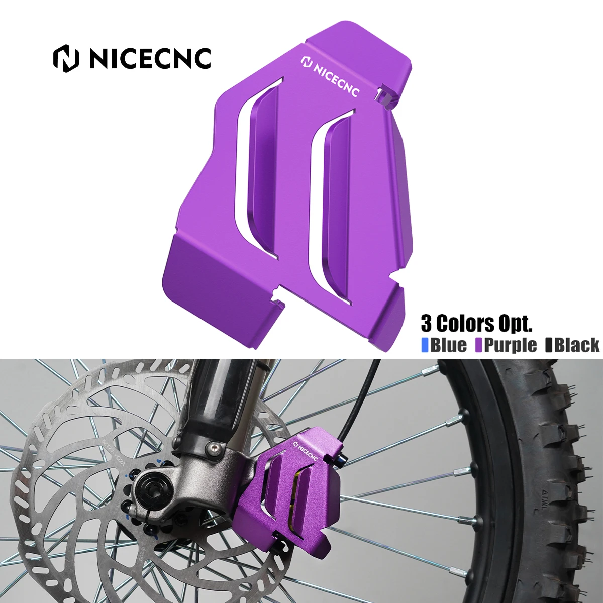 

NICECNC For Surron Light Bee X S L1E For Segway X160 X260 Motocross Front Brake Caliper Guard Protecor Electric Dirt Bike