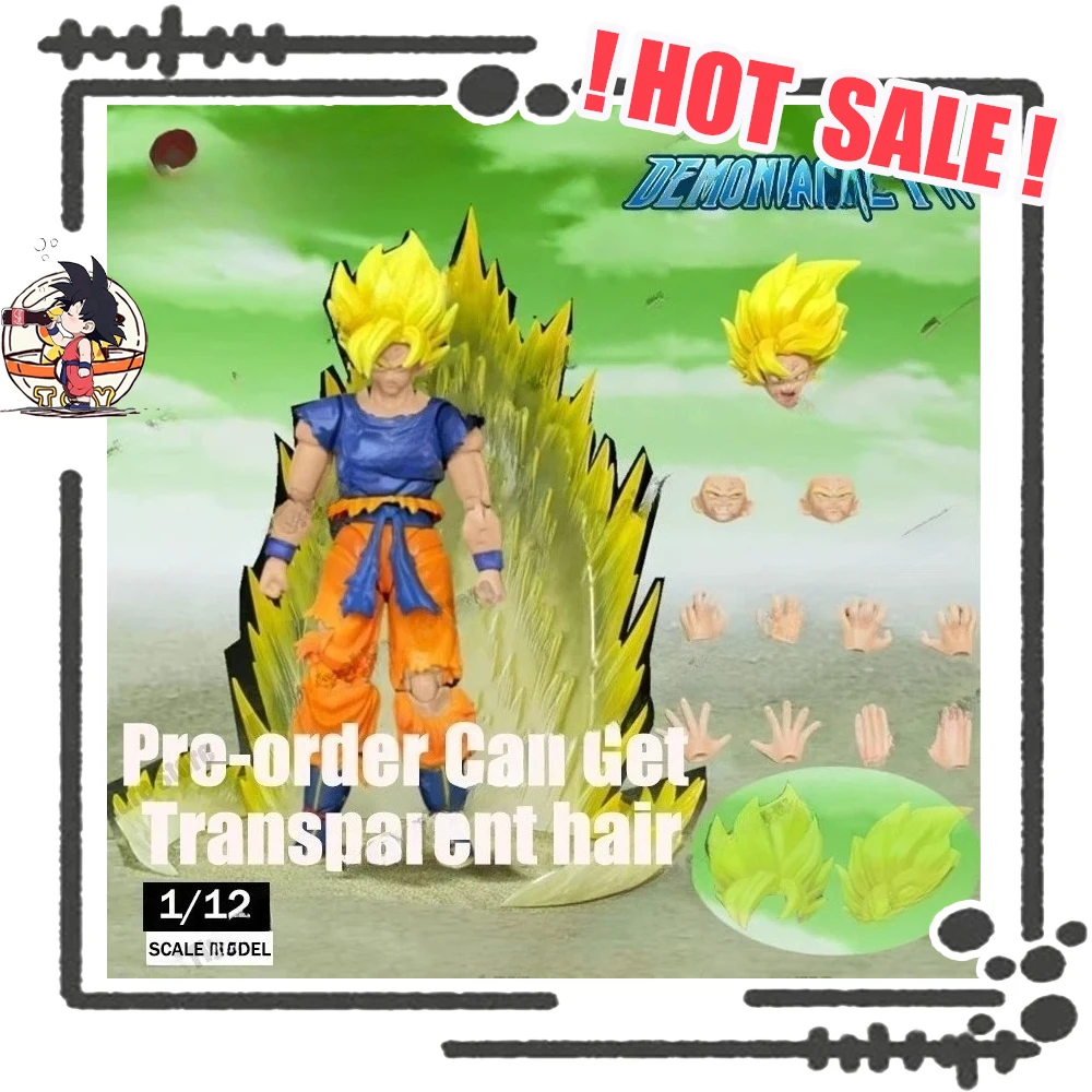 

New Demoniacal Fit Dragon Ball Z Goku Fury Awakening Battle Damage Goku Action Figure Collection Model Xmas Gift Birthday Gift