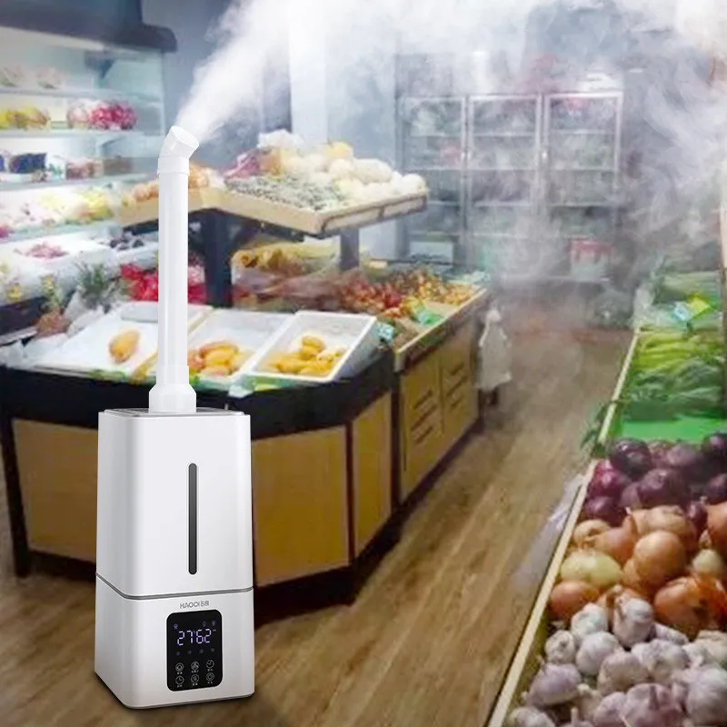 15L 1500ml/h Humidifiers industrial ultrasonic vegetable fresh-keeping large atomizer household commercial Top Water-adding