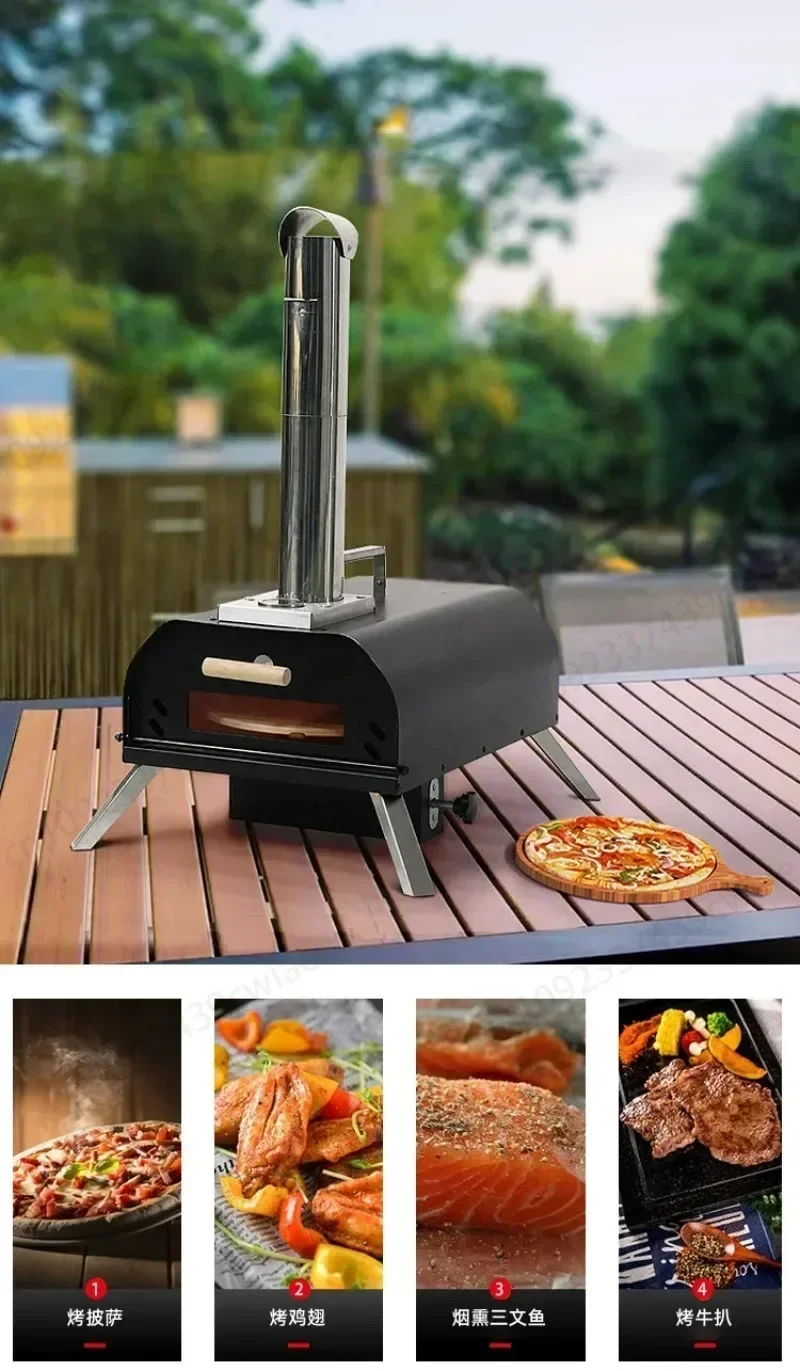 Portable Rotating Pizza Oven Folding Outdoor Pizza Oven