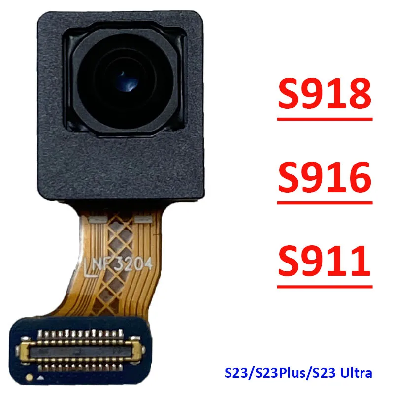 Front Facing Camera For Samsung Galaxy S23 Ultra Plus S918B S918E S918 S918U S916 S911 Iris Scanning Selfie Camera Module Flex