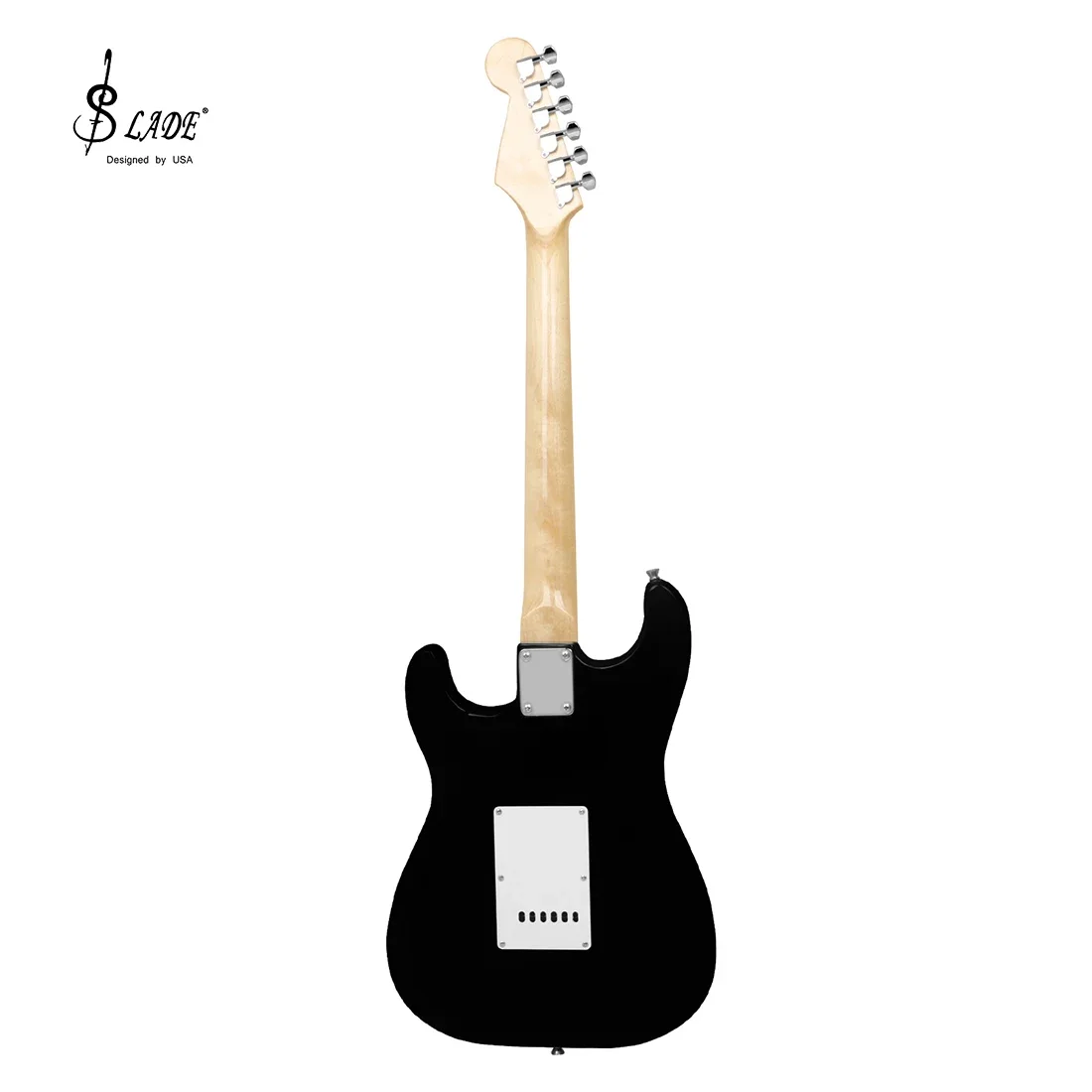 39 Inch ST Electric Guitar 6 Strings 22 Frets Maple Body Neck Electric Guitarra with Case Amp Strap Guitar Parts & Accessories