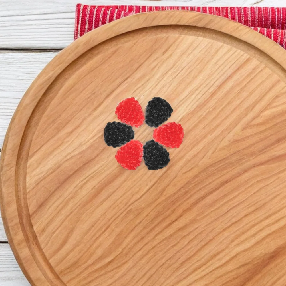 

12Pcs Realistic Artificial Raspberry Props for Scene Photography Faux Fruit Decor Fake Fruits for Decoration Fake Strawberries