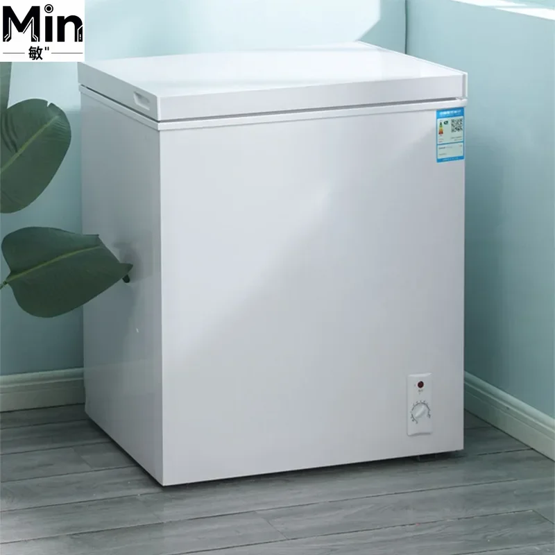 58L 72L Top Opening Compact Energy Saving Chest Deep Freezer With 6 Level Adjustable Thermostat For Home Kitchen Use