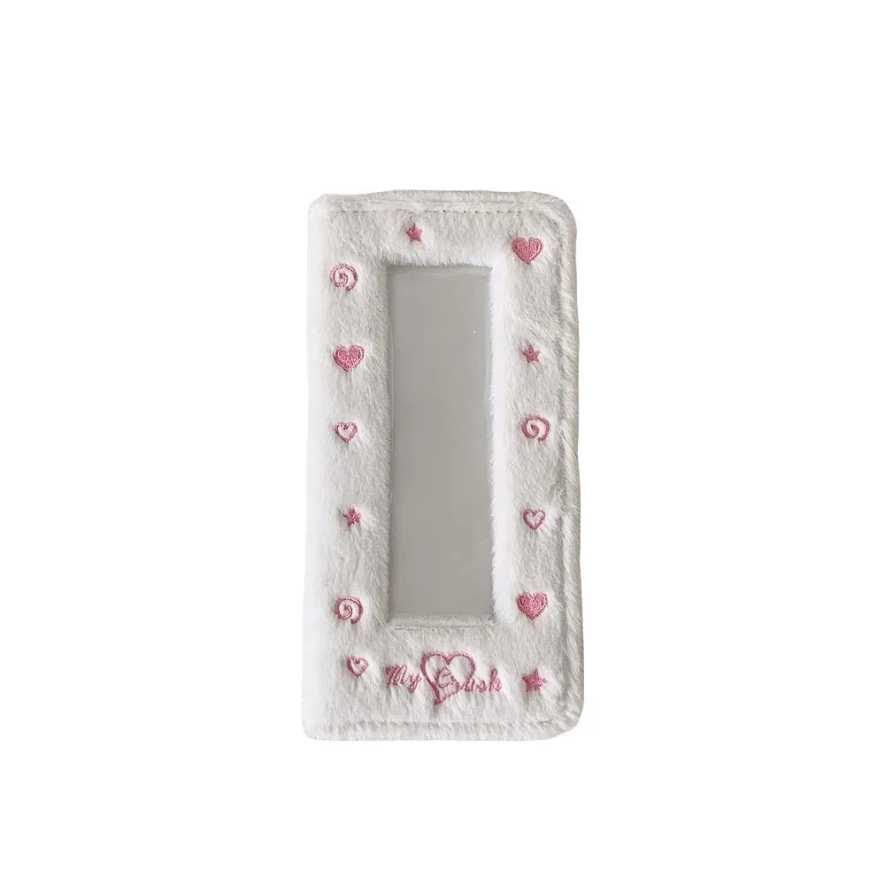 

Four Grid Photo Korean Photocard Holder Embroidered ID Card Cover Idol Card Display Protector Plush Picture Card Protective Case