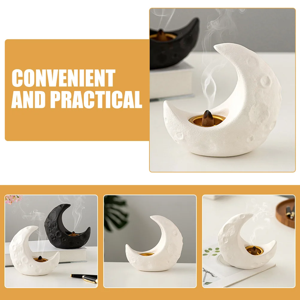 

Wax Melt Burners Portable Diffuser Moon Star Shaped Candlestick Incense Warmer Waxing Heater