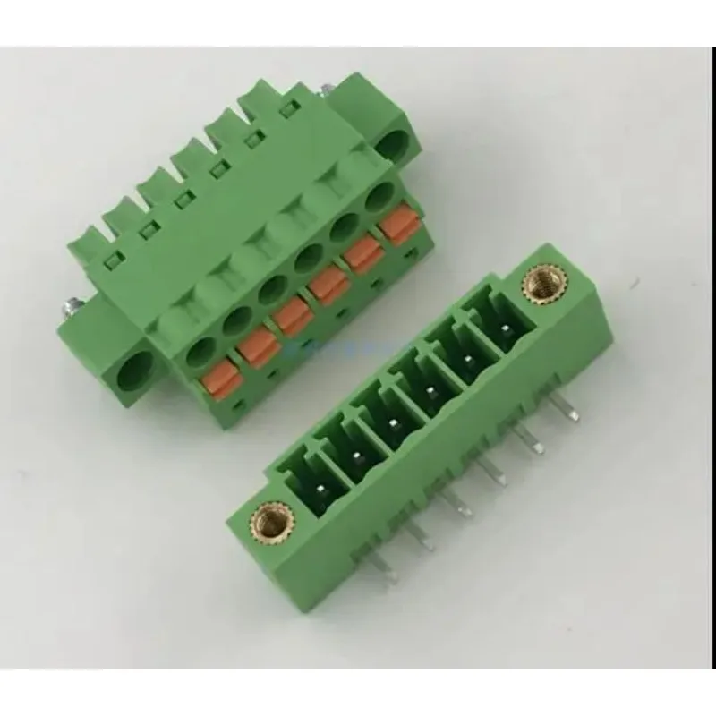 5pairs Screw-type push-type terminal with ear terminal block K15EDGKDM-3.81MM  2P-24P