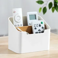 Plastic Desktop Storage Box for Remote Controls Tissues Cosmetics Office Supplies Living Room Organization 4