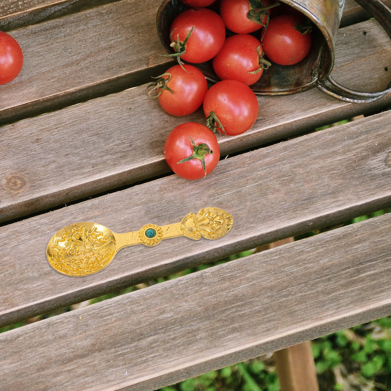 

Camping Tableware Spoon Gold Silverware Tea Spoons Rose Dinner Coffee Blue Multi-purpose Hammered Demitasse Espresso Ice