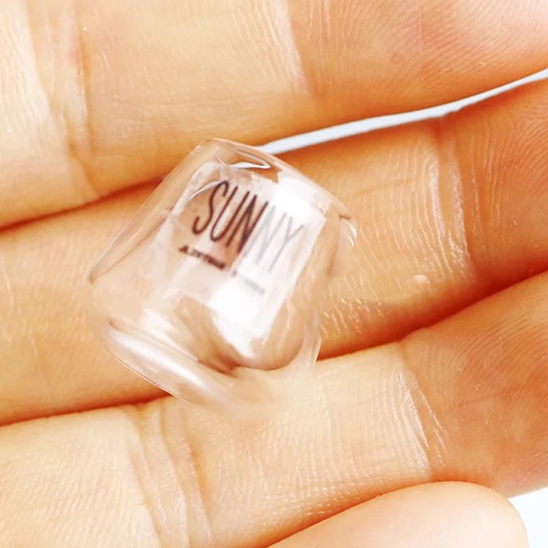 1 pçs copo de suco de leite de vidro casa de bonecas mini modelo comida em miniatura jogar diy móveis decoração acessórios estilo nórdico