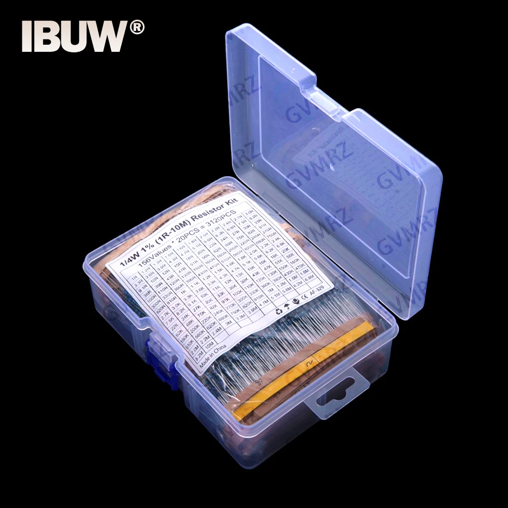 kit-de-resistores-de-filme-metalico-de-potencia-1w-2w-1-4w-1-6w-1-2w-30-e-156-valores-1r-10m-conjunto-sortido-1ohm-10mohm-pacote-de-amostras-1r-1k