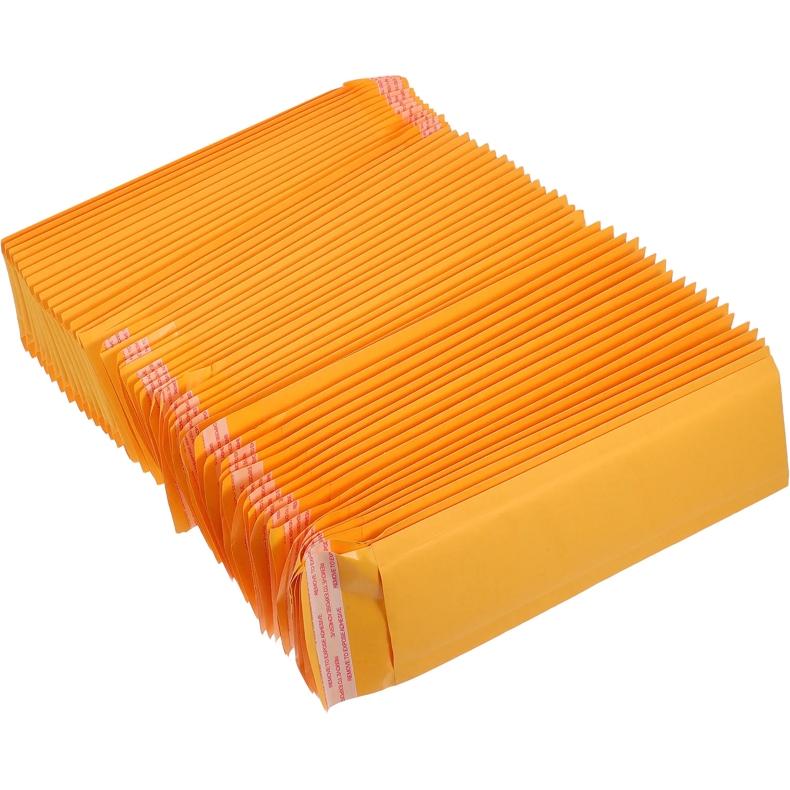 50 Uds. Sobres acolchados autosellados de burbujas artesanales de color amarillo brillante bolsas de envío impermeables pequeñas protectoras acolchadas