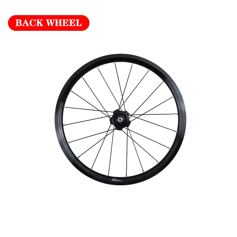 JKLitepro Outer 7 Speeds Folding Bike 16Inch 349 Wheelset 74/112mm Aluminum Alloy Wheel For 7speeds Brompton Bike