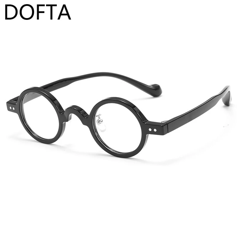 DOFTA New Trend Super Light TR 90 Myopia Eyeglass Frame  Women's Stylish Round Frame Prescription Eyeglass Frame for Men