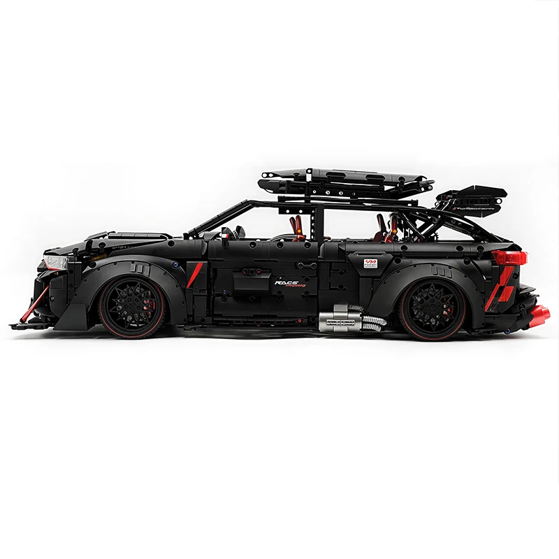 RS6 Car Electroplating Limited Edition Building Block MOC GULY