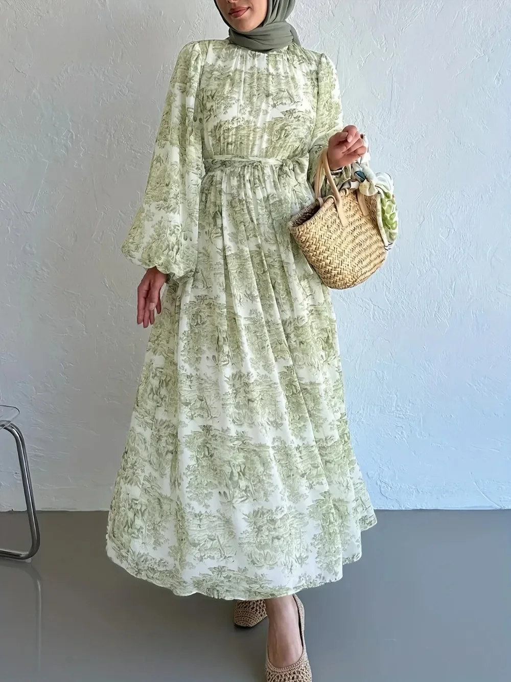 두바이 프린트 드레스 여성 아바야 이드 무슬림 파티 잘라비야 모로코 카프탄 2026 라마단 롱 드레스 베스티도스 라르고스 아랍 롱 로브