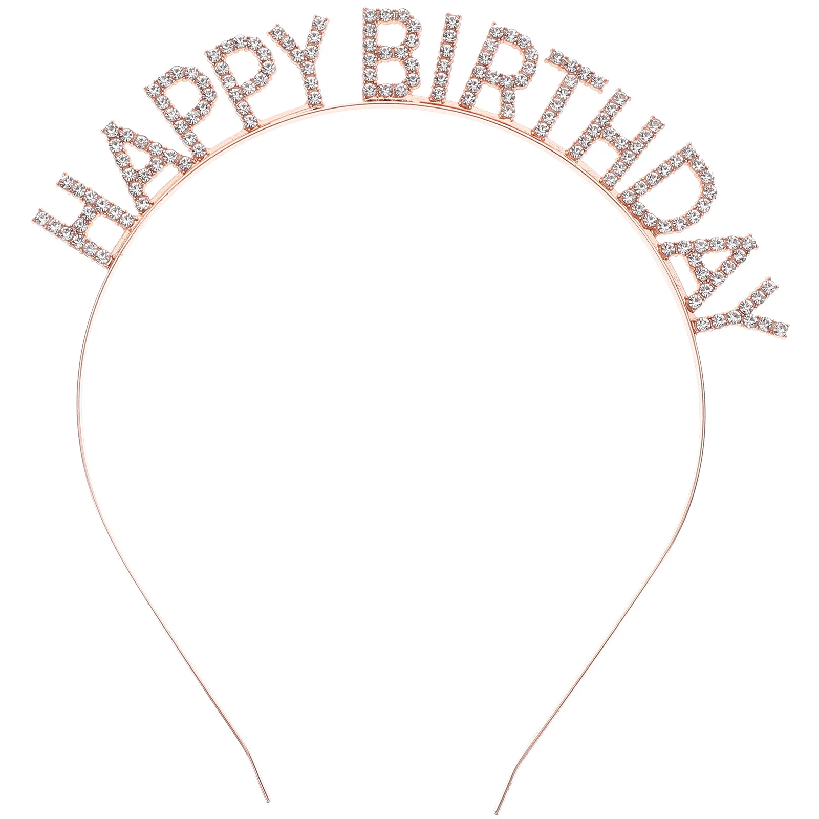 

Rhinestone Crown Headband Beautiful Birthday Party Hair Ornament for Teens Women Photo Booth Prop Comfortable Lightweight Design