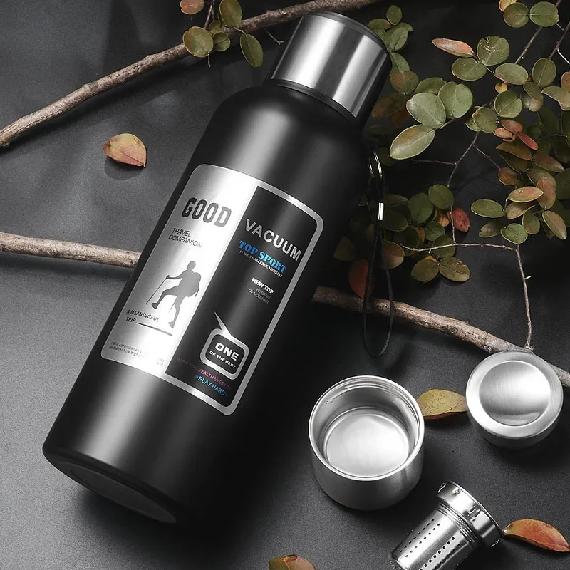 

Stainless Steel Thermo Bottle Thermal Mug Water Cup Thermos Large Capacity Keeps Cold Drinkware Tumbler Insulated Thermos Travel