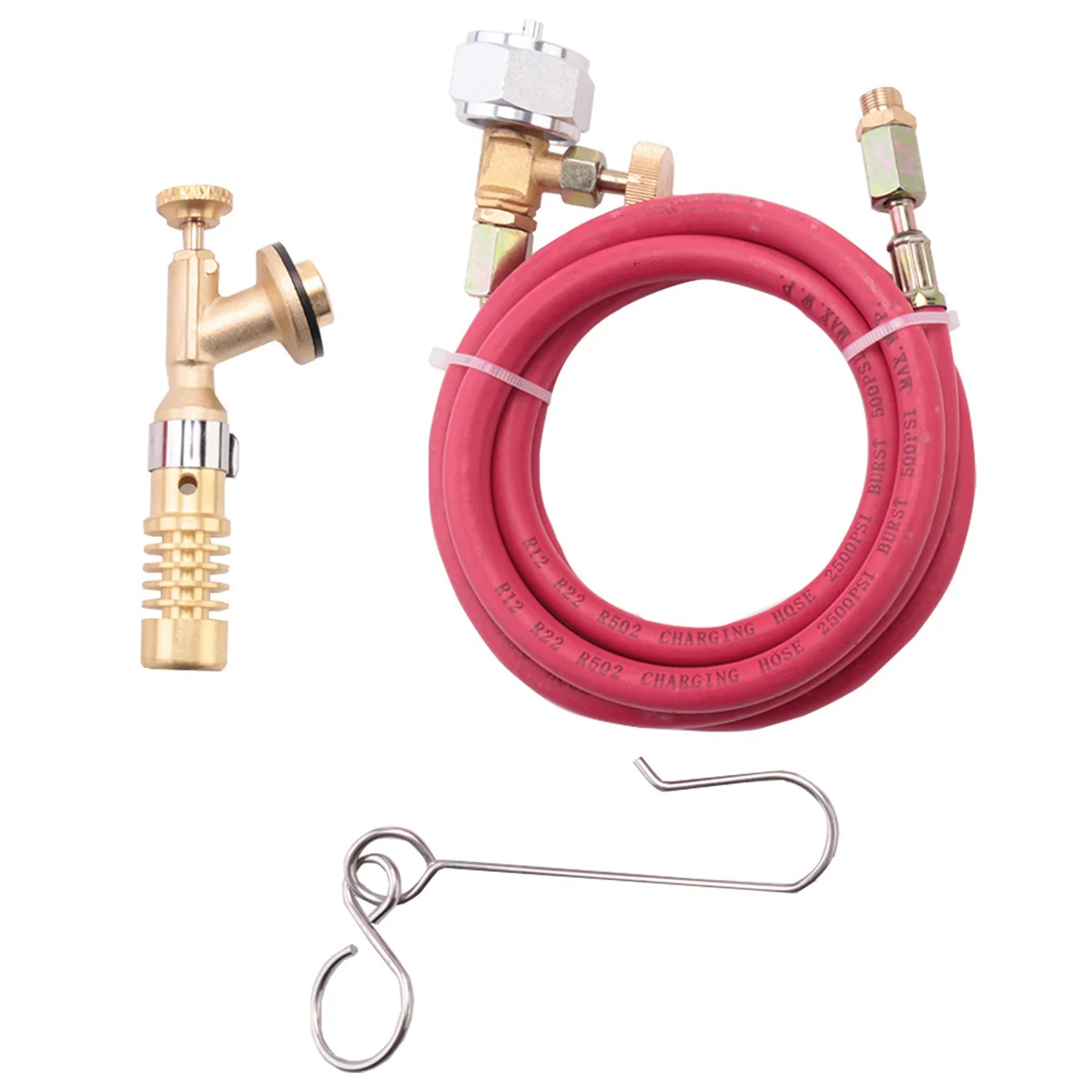 for Mapp Gas Turbo Torch Plumbing Turbo Torch with Hose for Solder Propane Welding Kit