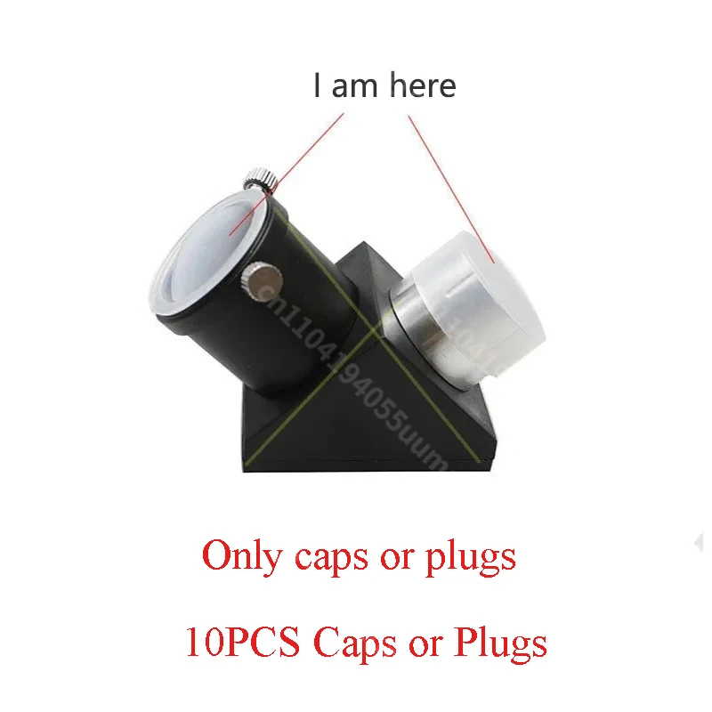 10 قطعة البلاستيك 1.25 2 بوصة غطاء تغليف الغبار التوصيل تلسكوب العدسة الغبار غطاء بارلو عدسة زينيث مرآة ملحق