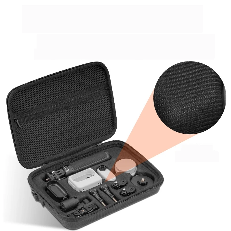 

For Insta360 GO3 Large Capacity Organizer Bag for Insta360 GO3 Portable Organizer Bag with Shoulder Strap