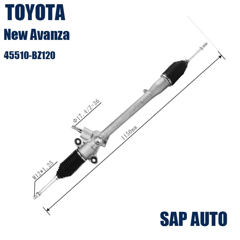 Toyota All New Avanza 2011 45510-BZ120 RHD steering rack