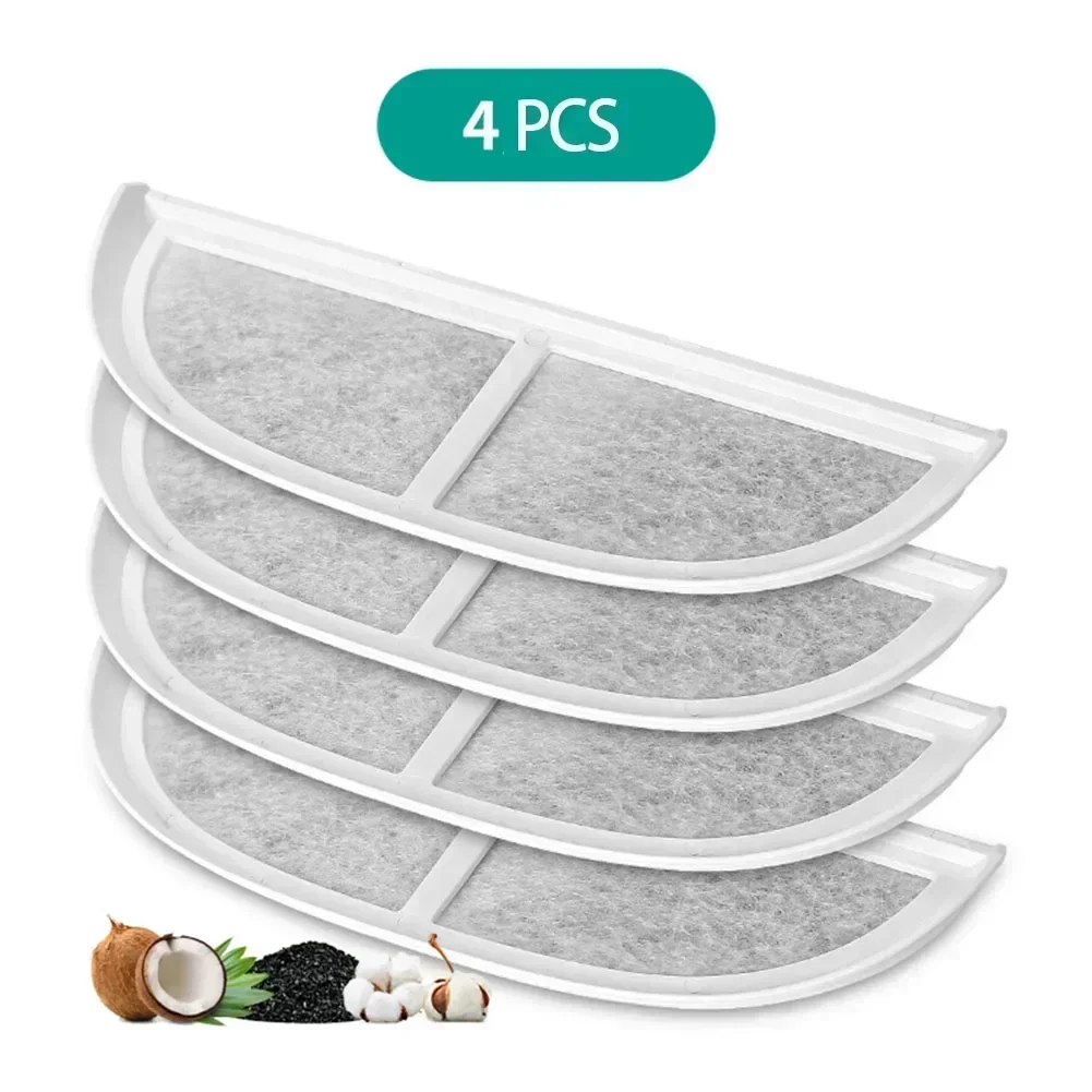 4pcs For Pet Water Dispenser Filter Set Activated Carbon Filter Pet Water Fountain Replacement Filters Multiple Filtration