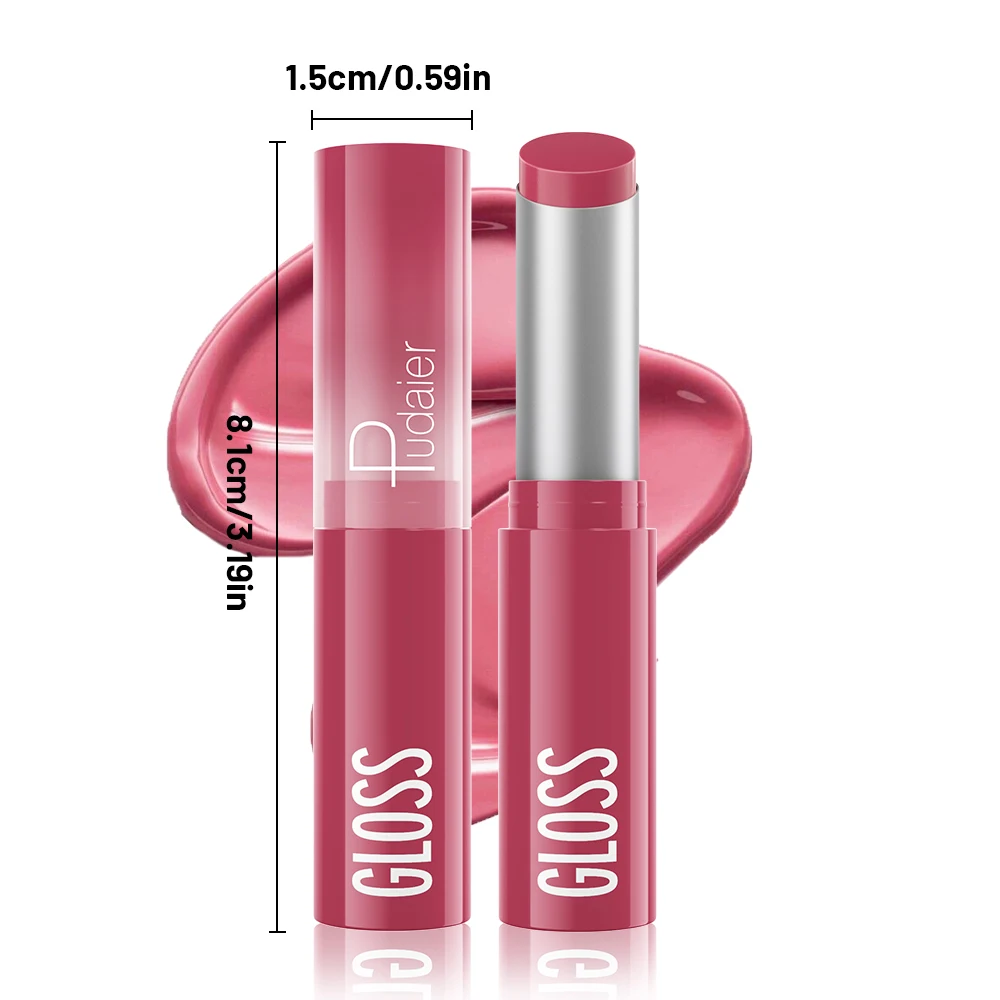 보습 립스틱 - 오래 지속되는 수분 공급 립밤, 크리미 립 틴트, 끈적이지 않는 고체 립글로스, 여성을 위한 완벽한 선물, 무