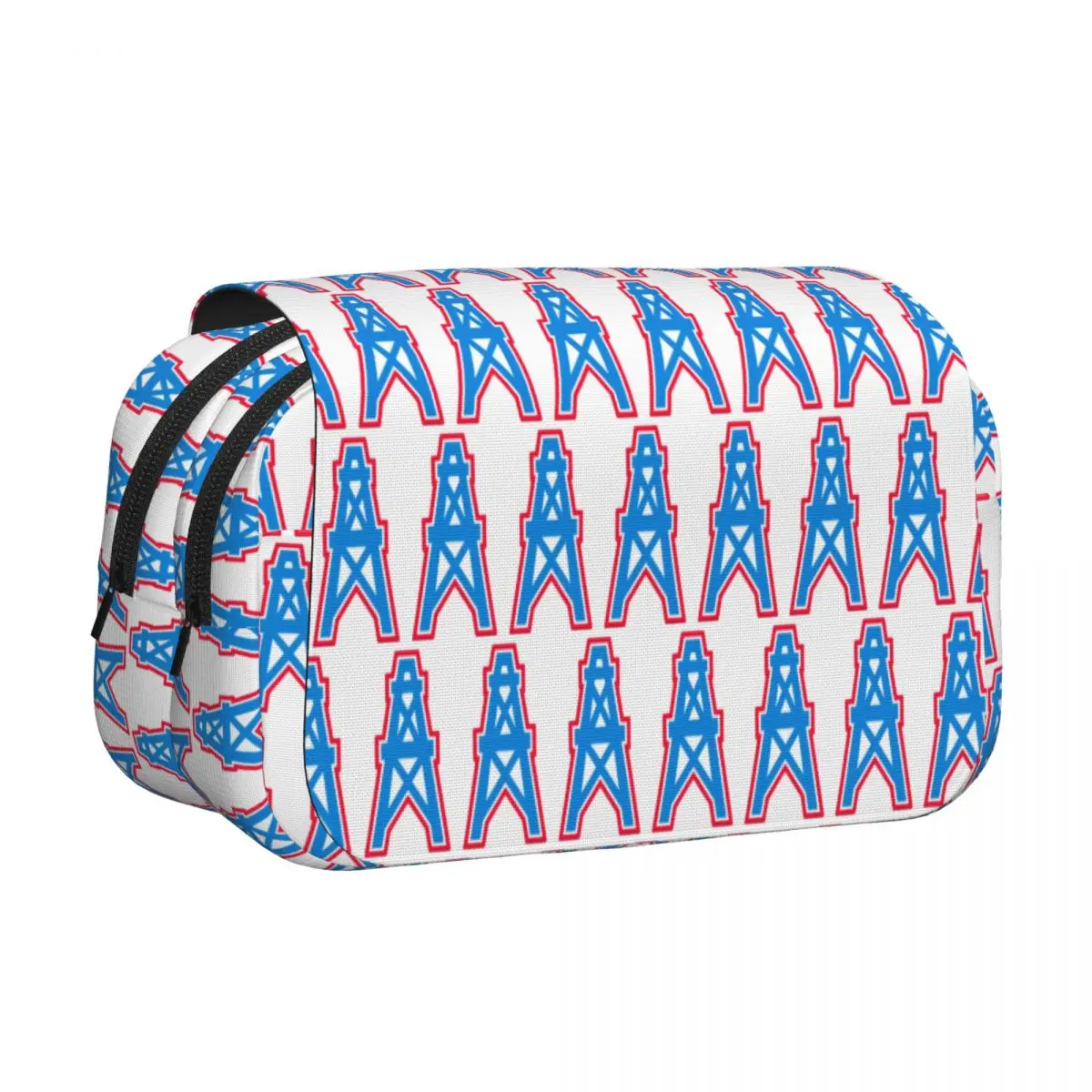 Houston Oilers T-Shirt1980 Houston Oilers Pencil Case Pencil Pouch Hard Shell Large Storage Pen Box Pencil Bag Boys Girls School