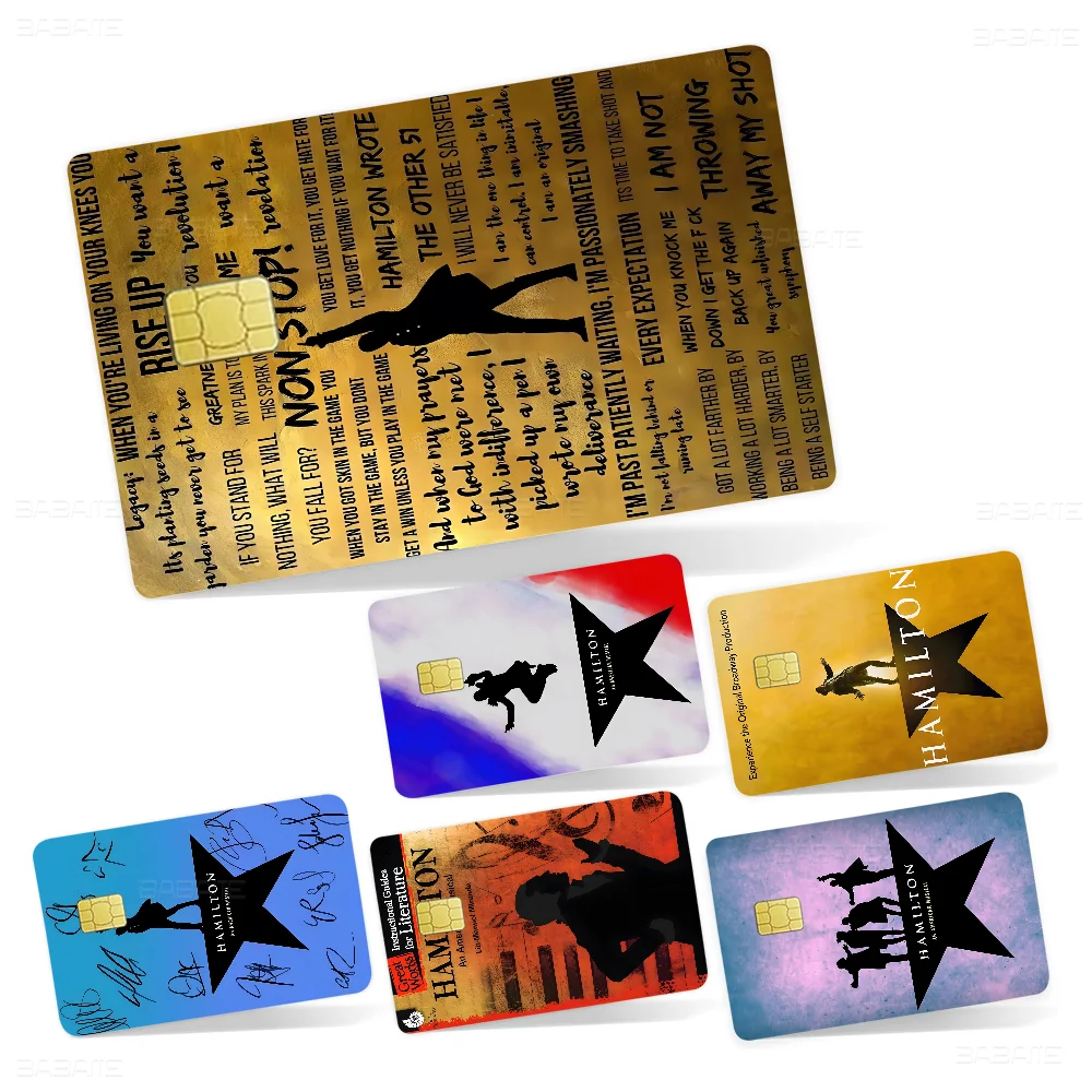 

American Musical Hamilton Vintage Anime Spend Or Save Funny Shell On Off Ultra Thin No Fade Sticker Skin Cover Film For Debit