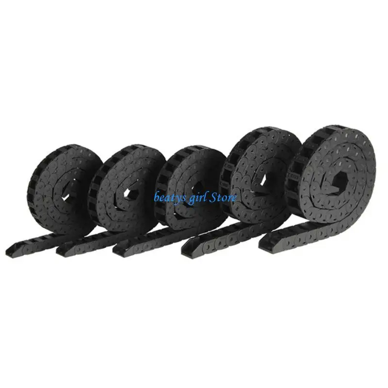 C7AB Nylon Cable Drag Chain High Flexibility For Machine And 3D Printers Electronic Ensure Smooth Operating