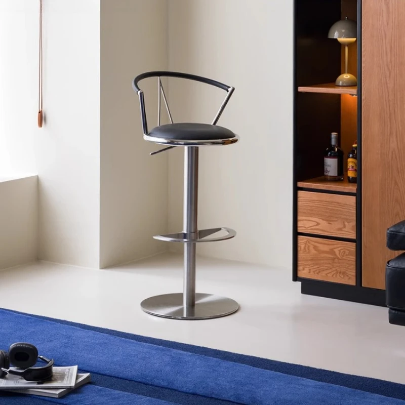 

Minimalist Metal Bar Stools Swivel Gaming Computer Ergonomic Comfortable Bar Stools Vanity Nordic Taburete Alto Bar Furniture