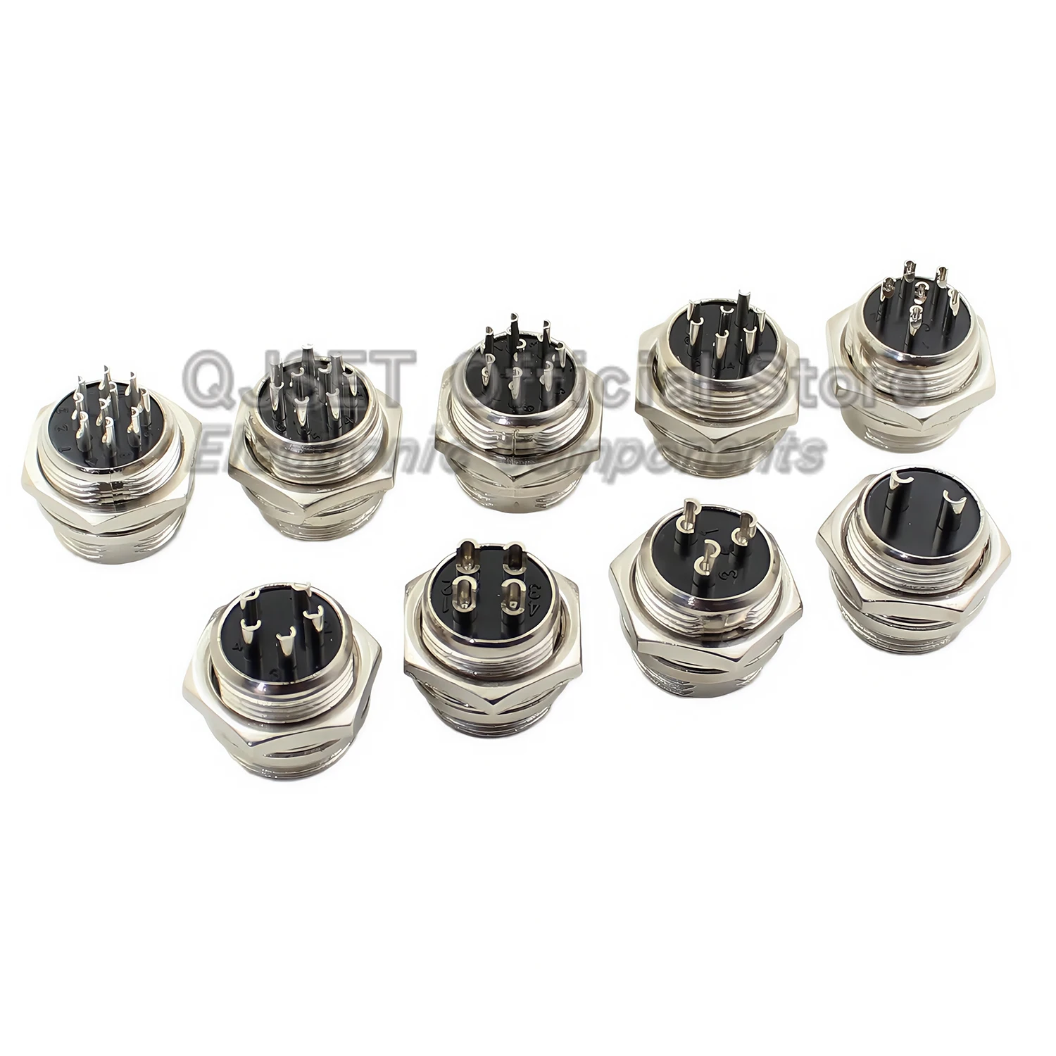 Рисунок 4 - авиационные разъемы «папа» и «мама» GX12 GX16