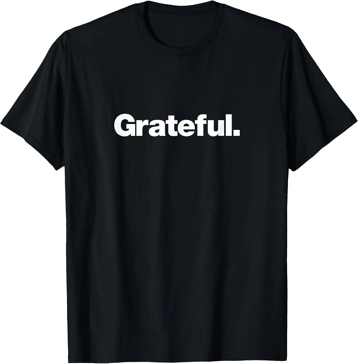 The Word | A Design That Says Grateful T-Shirt Men's Thanksgiving Day Retro Graphic Print T‑Shirt, Casual Short Sleeve Crew Neck Cotton Tee, Autumn Fall Holiday Daily Party Tops for Men.