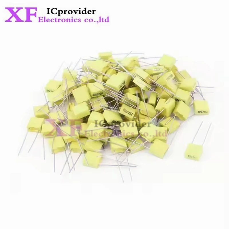 

1000pcs Polypropylene Safety Plastic Film 100V 1nF ~ 470nF 100nf 220nf 10nf 47nf 22nf 1nf 0.47uf 0.1uf Correction capacitor