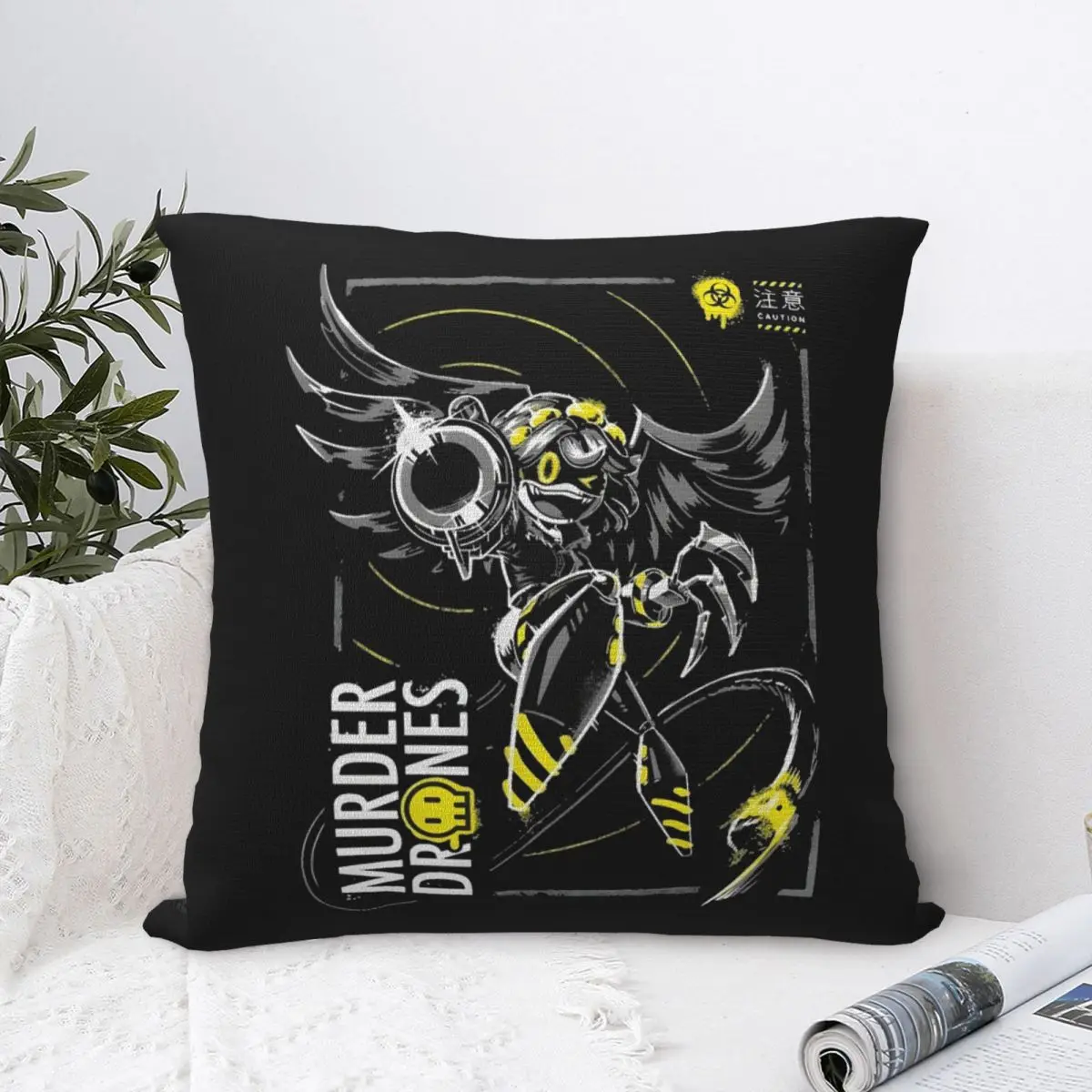 Murder Drones Designation N Pillow Case Game Cushion Covers Fashion Zippered Decorative Pillowcover for Home 45x45cm