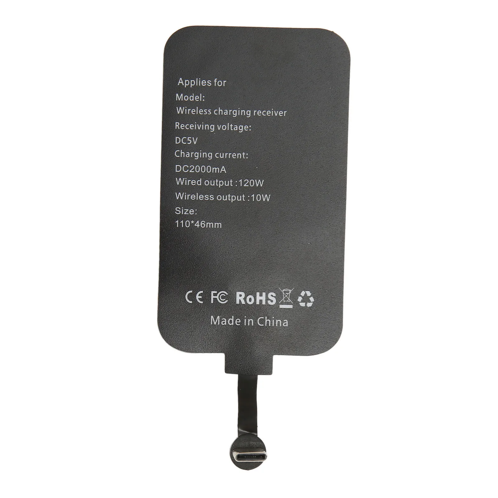 120W Type C Magnetic Dual Purpose Wireless Charging Receiver 10W Thin Wireless Charging Receiver for Galaxy A51 A40 A20E - view 5