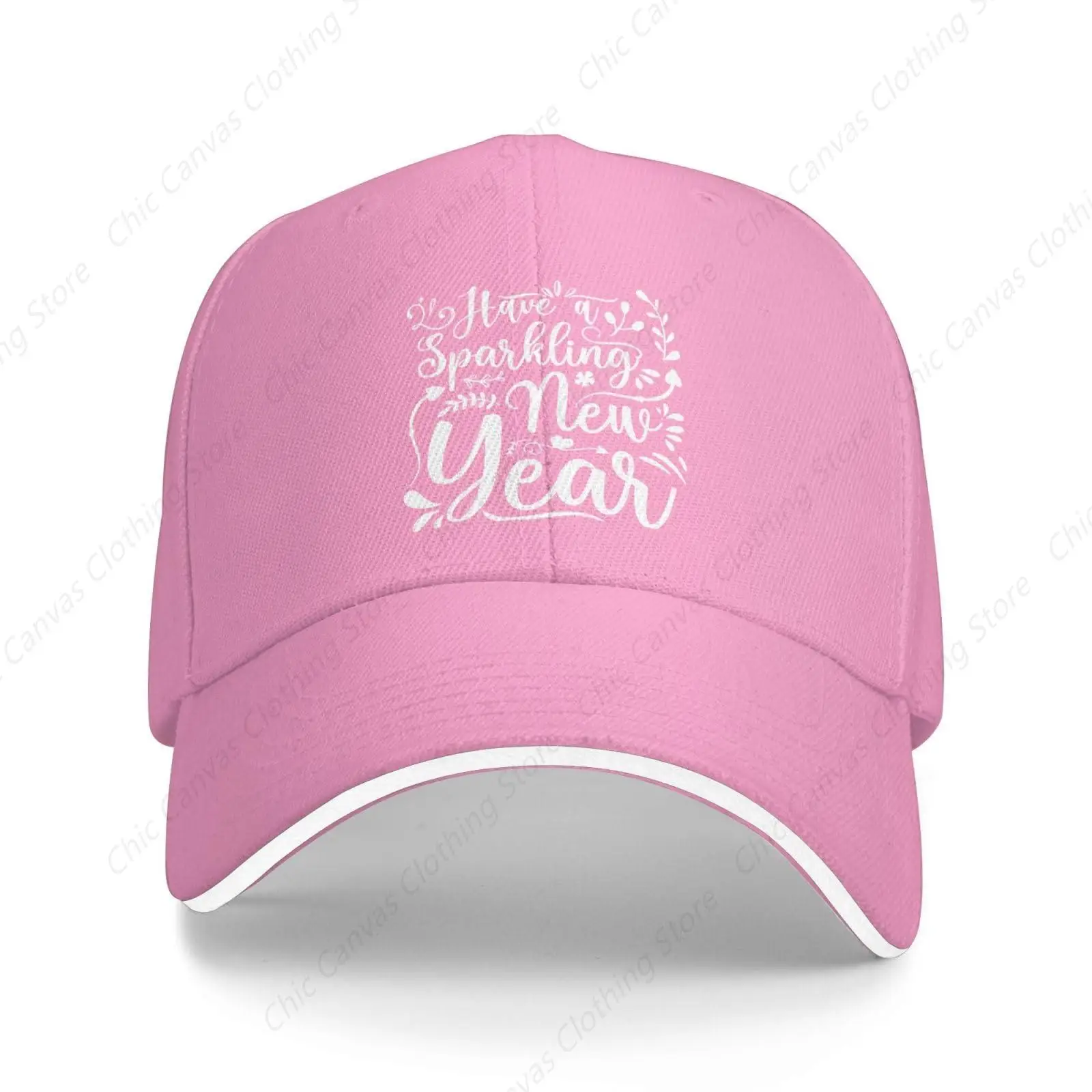 

Shining New Year Baseball Cap For Women Men's Adjustable Truck Driver Hat Sun Hat New Year Gift 2025