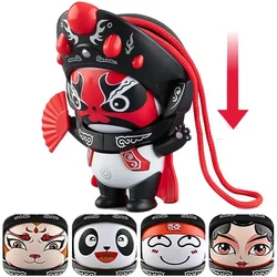 Sichuan Opera Face Changing Dolls China Chinese Style Fortune Faces Change Makeup Crafts Ornament Children's Toy Gifts New Year