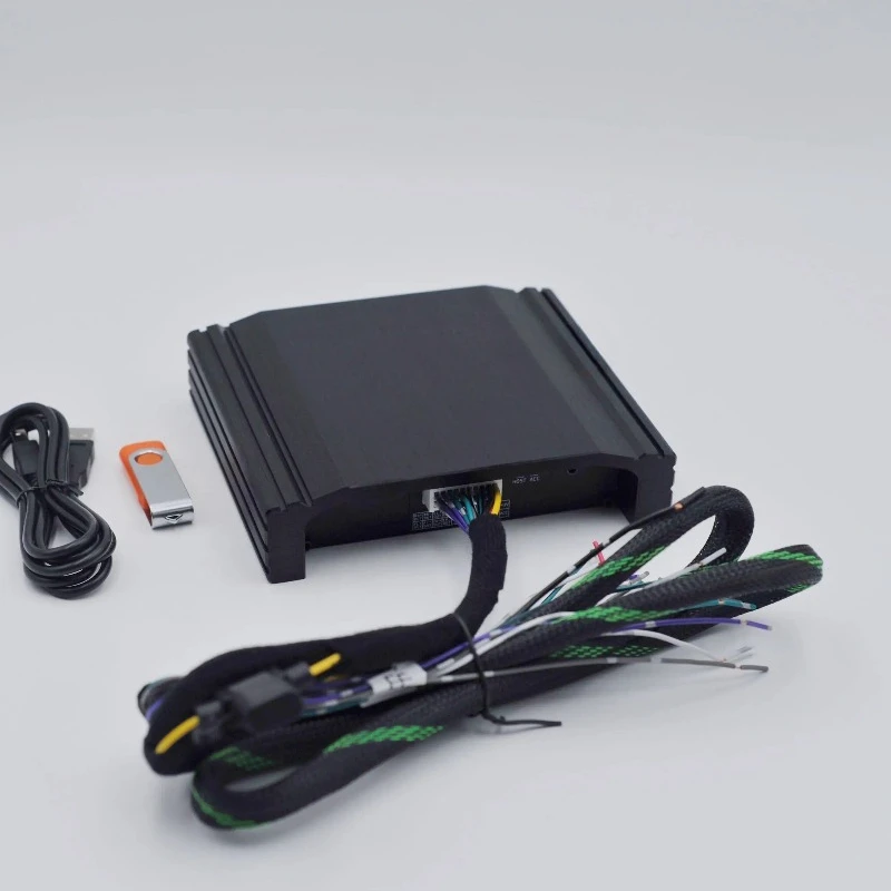 Car 6-channel audio RCA built-in 4-channel high level 15-segment power amplifier audio processor