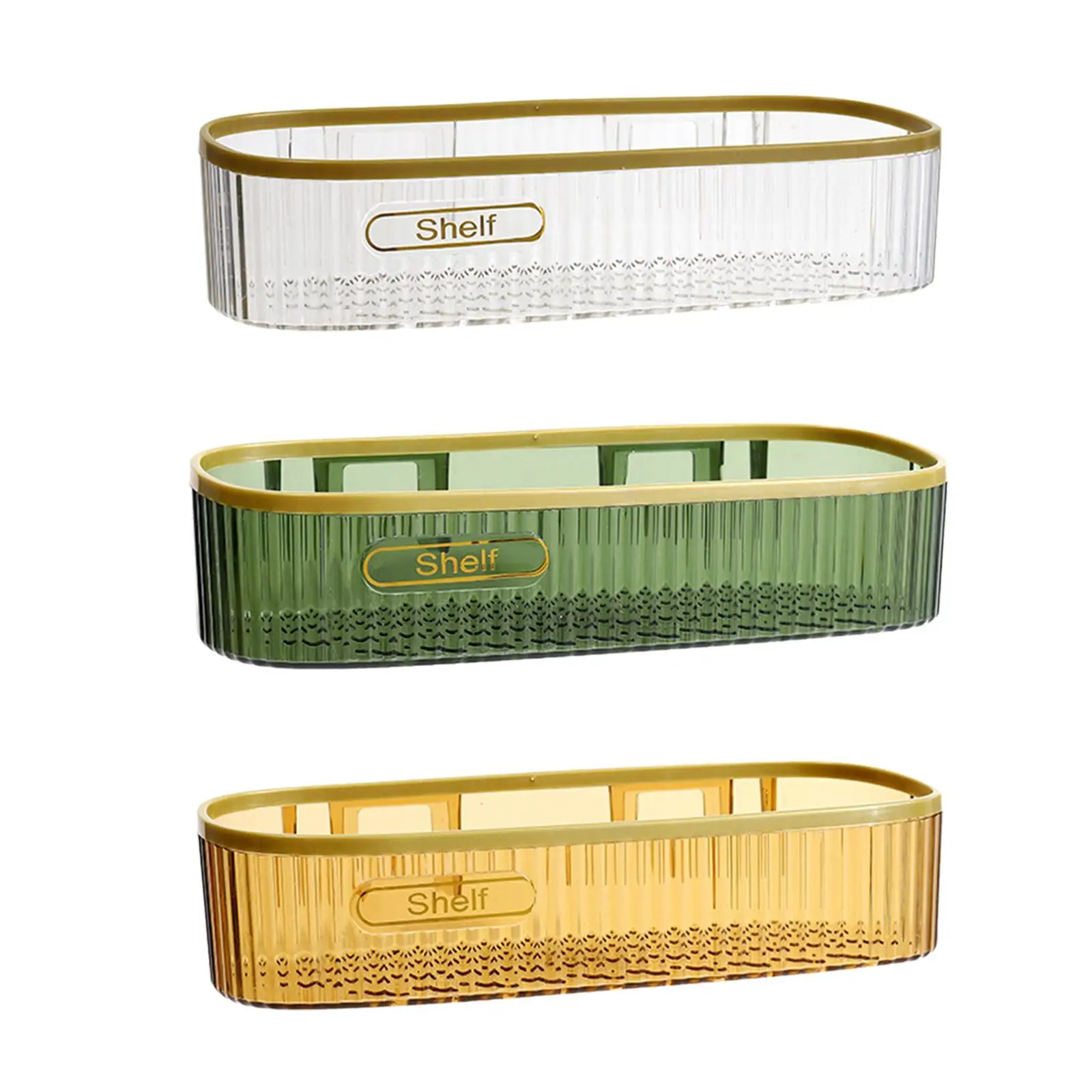 Multipurpose Caddy Basket Shelf Hanging Shelves Storage Holder Sturdy Rustproof Basket for Living Room Bedroom Accessory